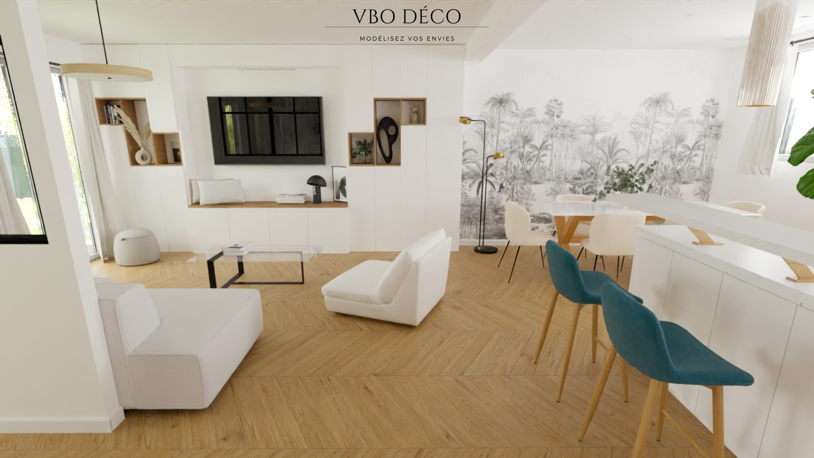Decoration salon cuisine 16